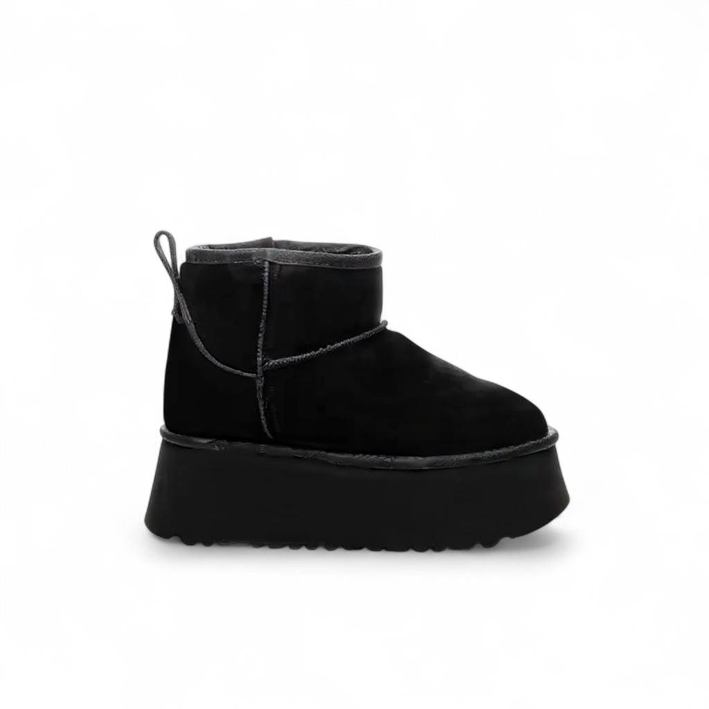 June - Bota Baja Forrada con Suela de Cuña para Mujer