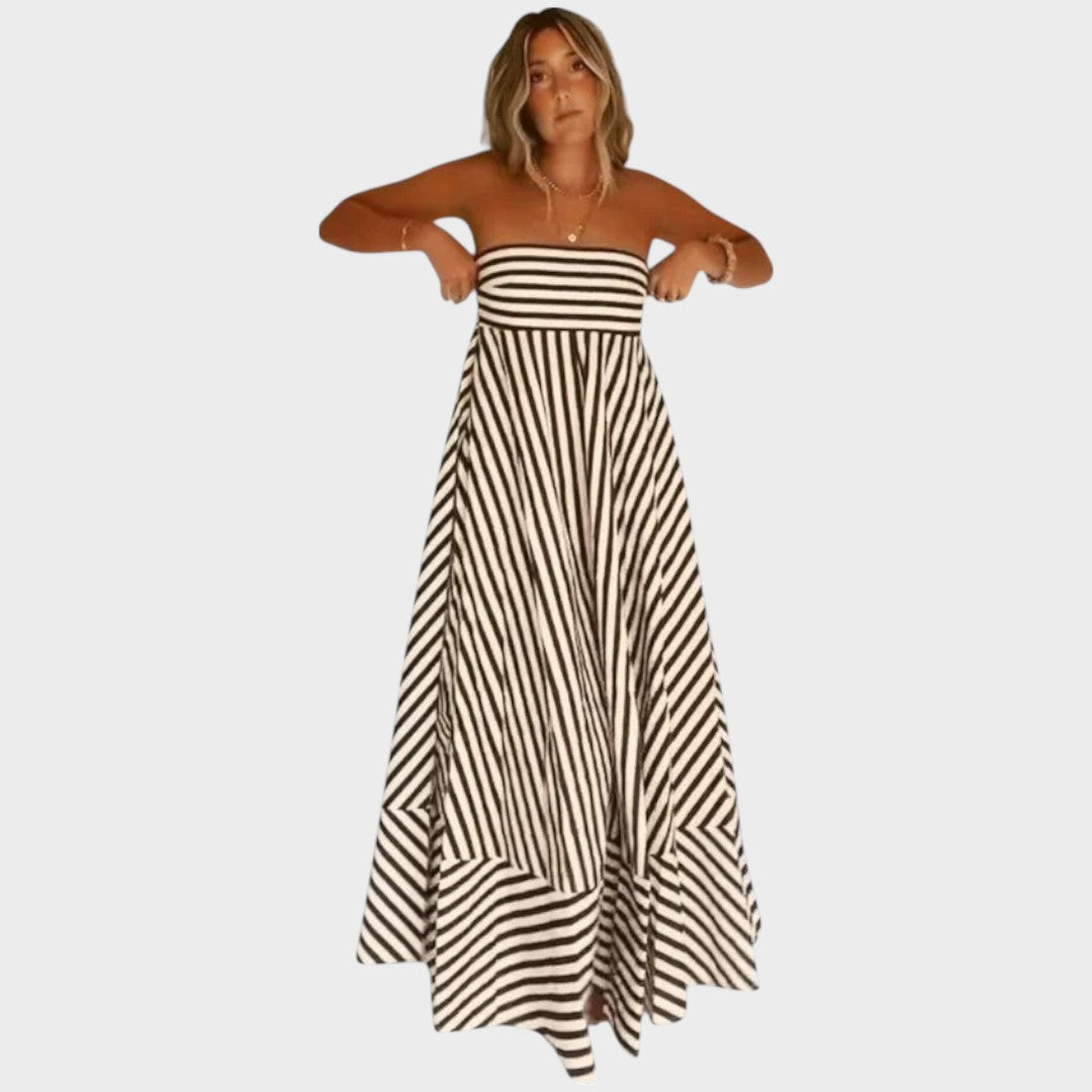 Look | Strapless Maxi Dress