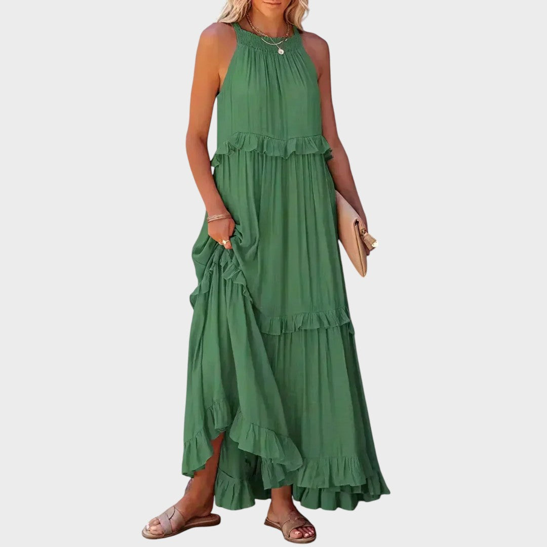 Landry | Ruffle Trim Sleeveless Dress