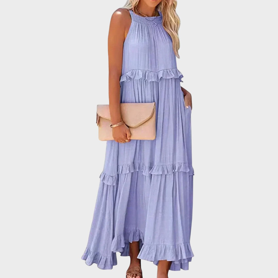Landry | Ruffle Trim Sleeveless Dress