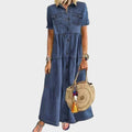 Ainsley | Vestido vaquero largo - OSMARA Fashion