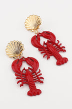 Pendientes y Collar de Langosta de Temporada