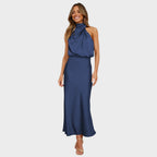 Chantal | Robe Élégante en Satin