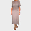 Liza | Robe avec un haut en tricot