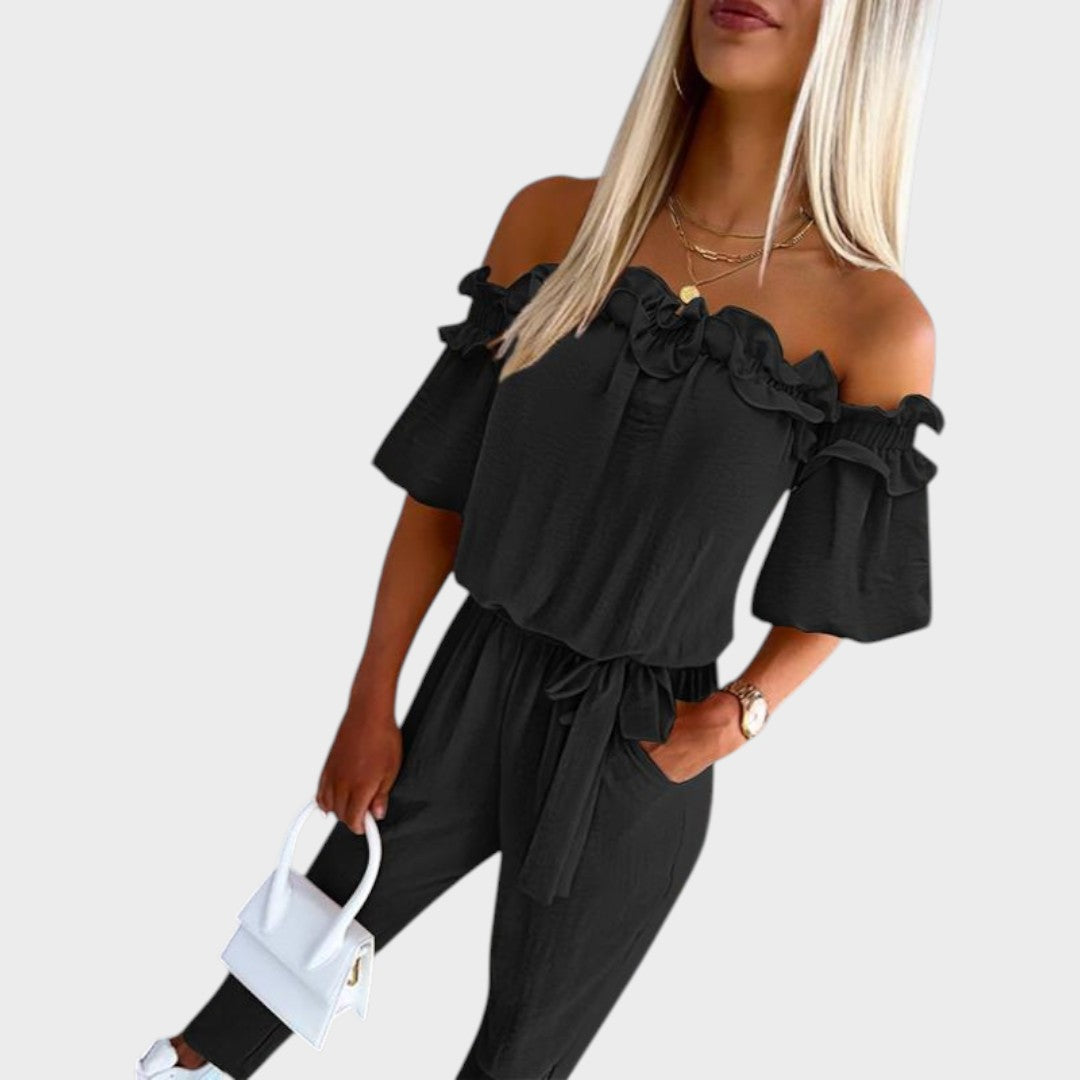 Joana | Off the Shoulder Jumpsuit