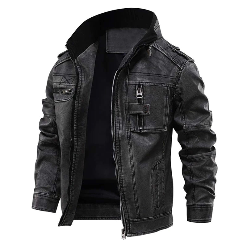 Chaqueta negra atemporal para hombres – Elegancia y durabilidad
