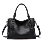 ERATO - Bolso de Gran Capacidad Vintage de Cuero Suave con Bandolera