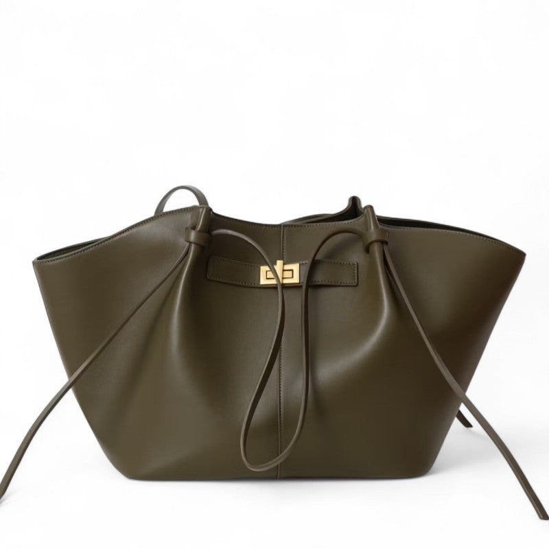 ARYS - Bolso para Clases de Piel Elegante Gran Capacidad Burdeos