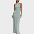 Laguna | Vestido Largo Con Cuello Halter