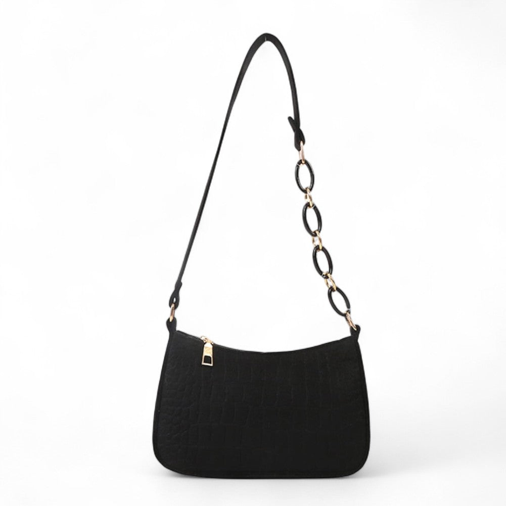 VANA - Bolso Bandolera Pequeño Efecto Cocodrilo
