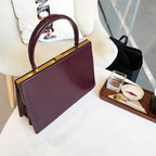 ANGIE - Vintage Smooth Leather Bag