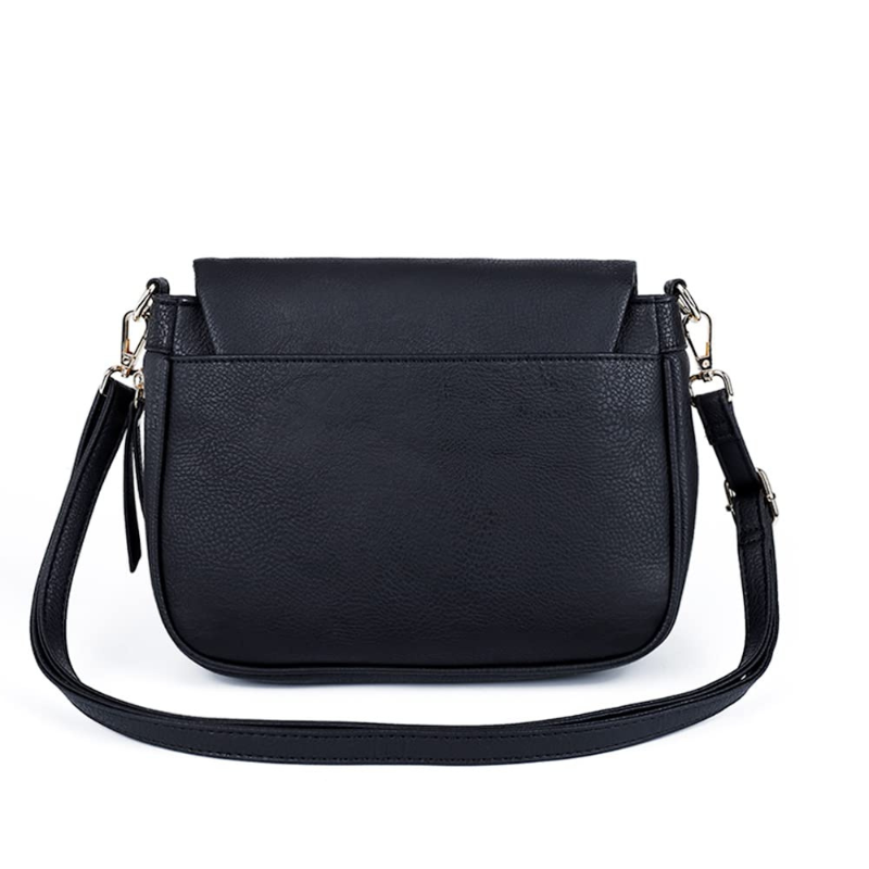 LEANA - Bolso Bandolera con Solapa
