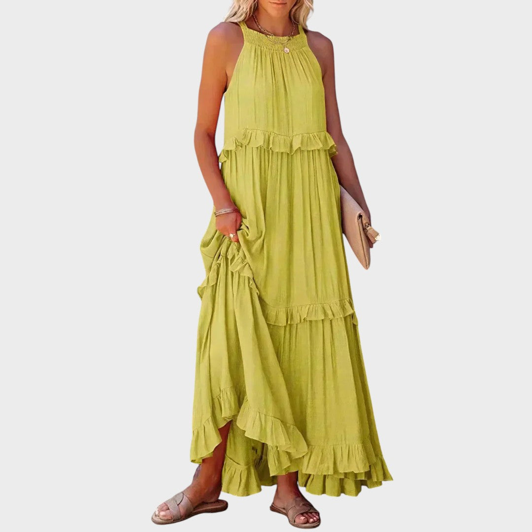 Landry | Ruffle Trim Sleeveless Dress