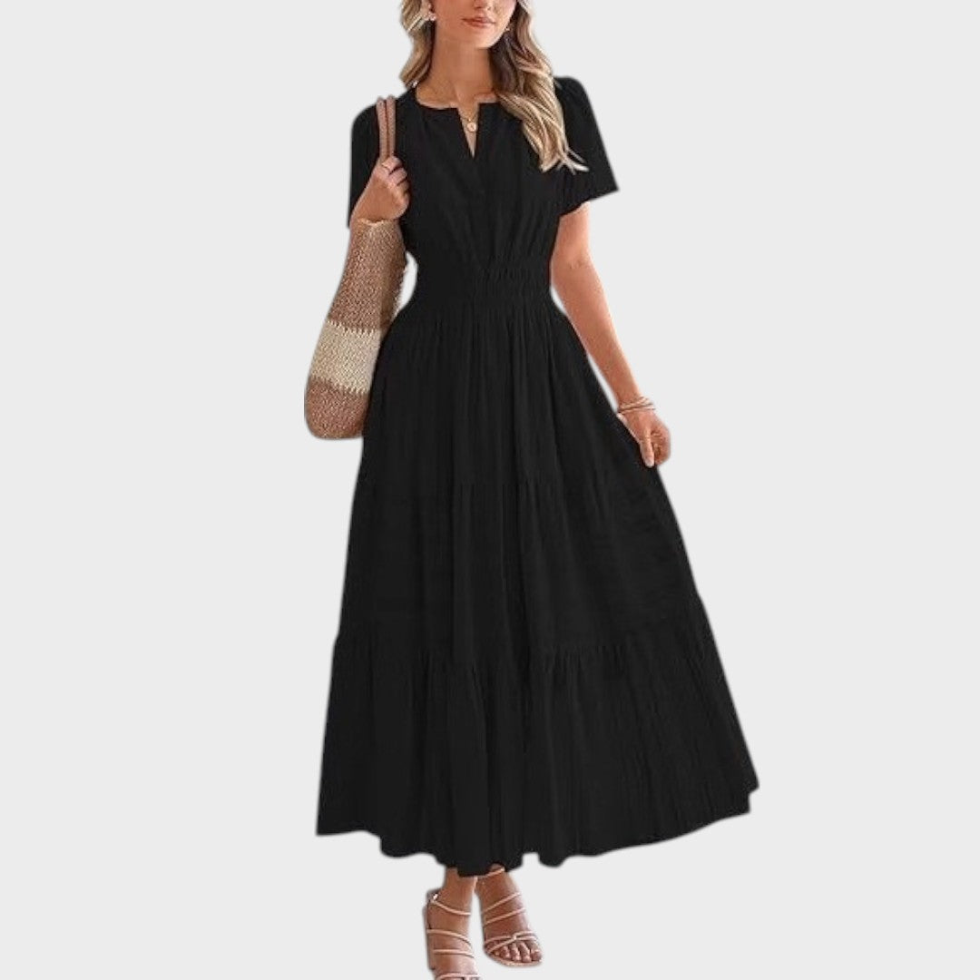 Zaza | Robe longue avec taille élastique