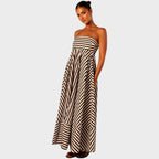 Look | Strapless Maxi Dress