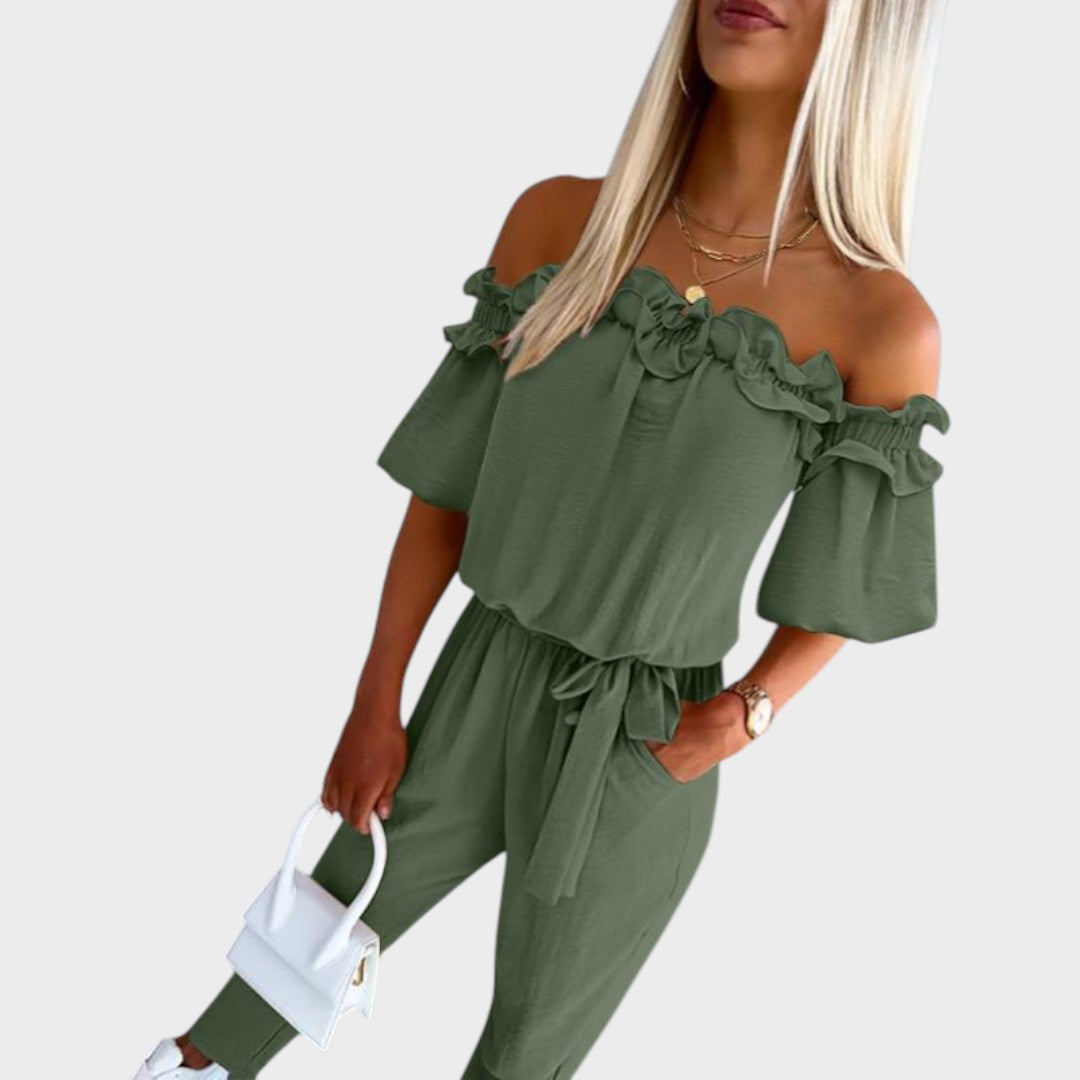Joana | Off the Shoulder Jumpsuit