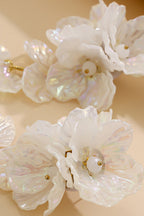 Pendientes de Sirena con Borlas Florales Nacaradas