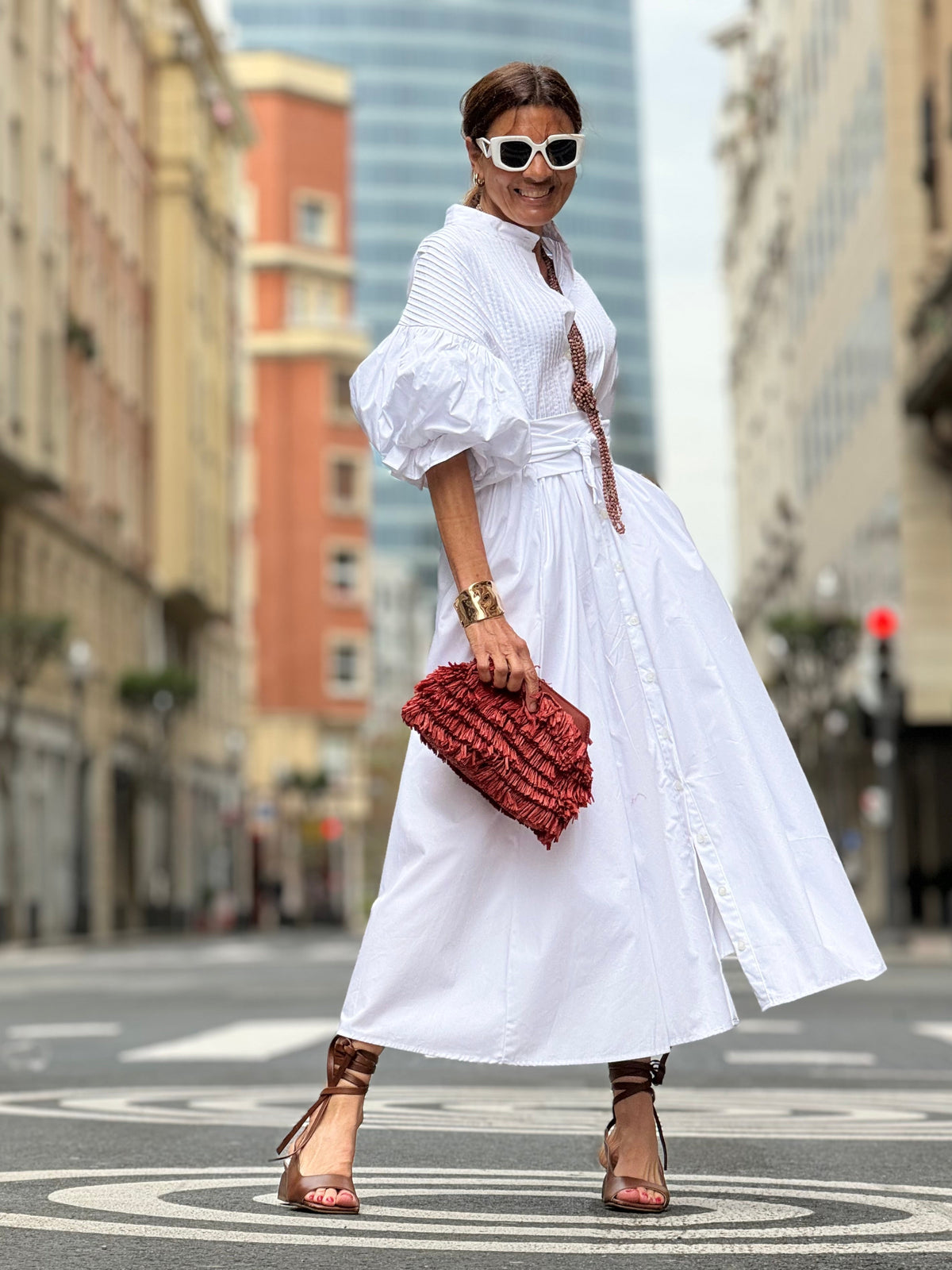 Vestido Phoebe White - OSMARA Fashion - vista 5