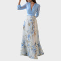 Helena | Maxivestido con deslumbrante estampado floral