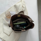 CAMILLE - Bolso Bandolera Grande de Piel Flexible Grabada