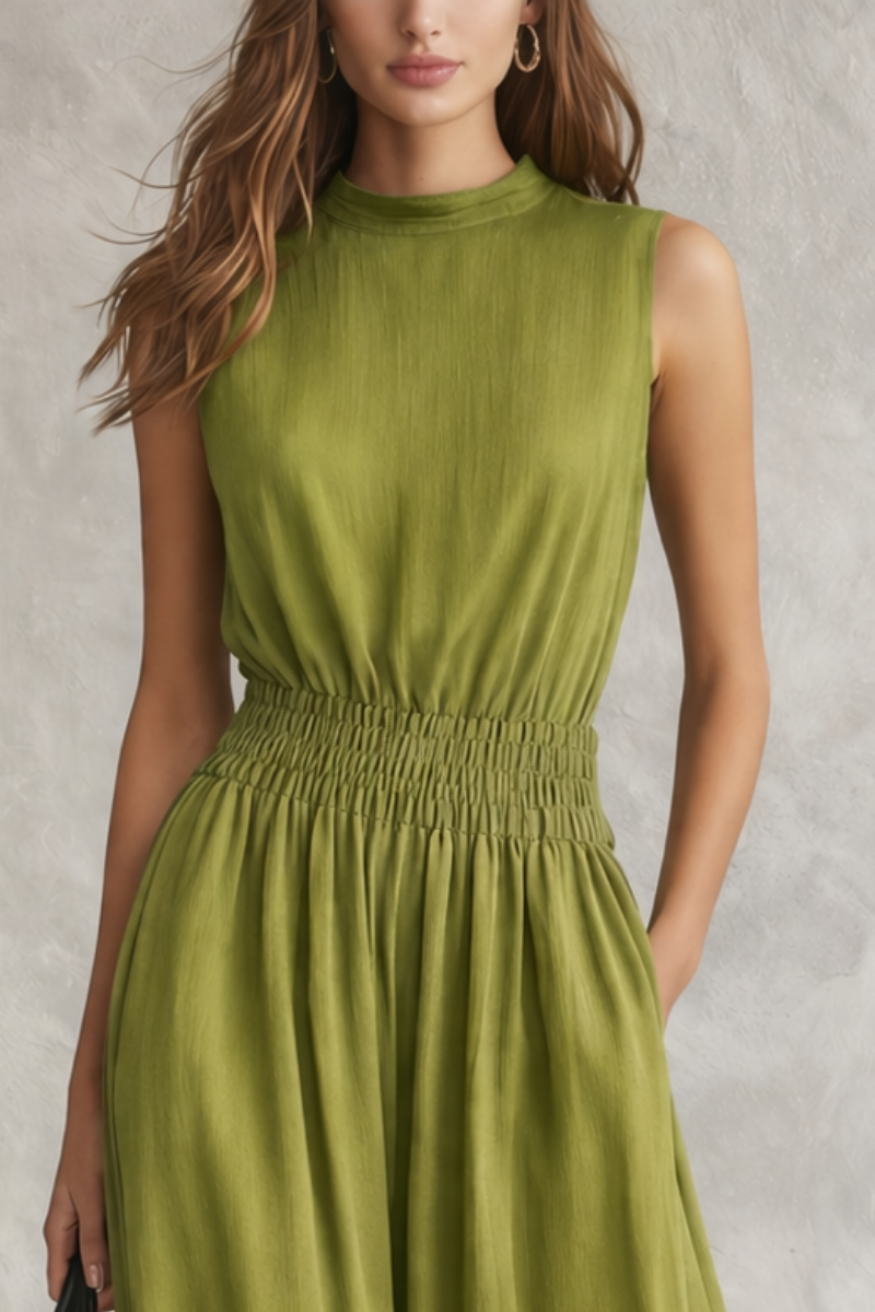 Silvina | Maxi Dress with Smocked Waist that Both Loosens and Defines