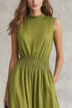 Silvina | Maxi Dress with Smocked Waist that Both Loosens and Defines