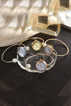 Reloj Pulsera de Nácar y Diamantes