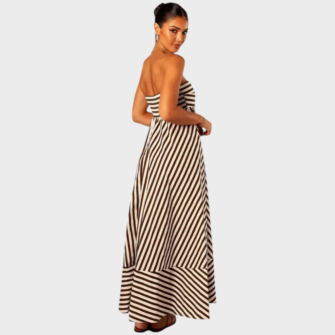 Look | Strapless Maxi Dress