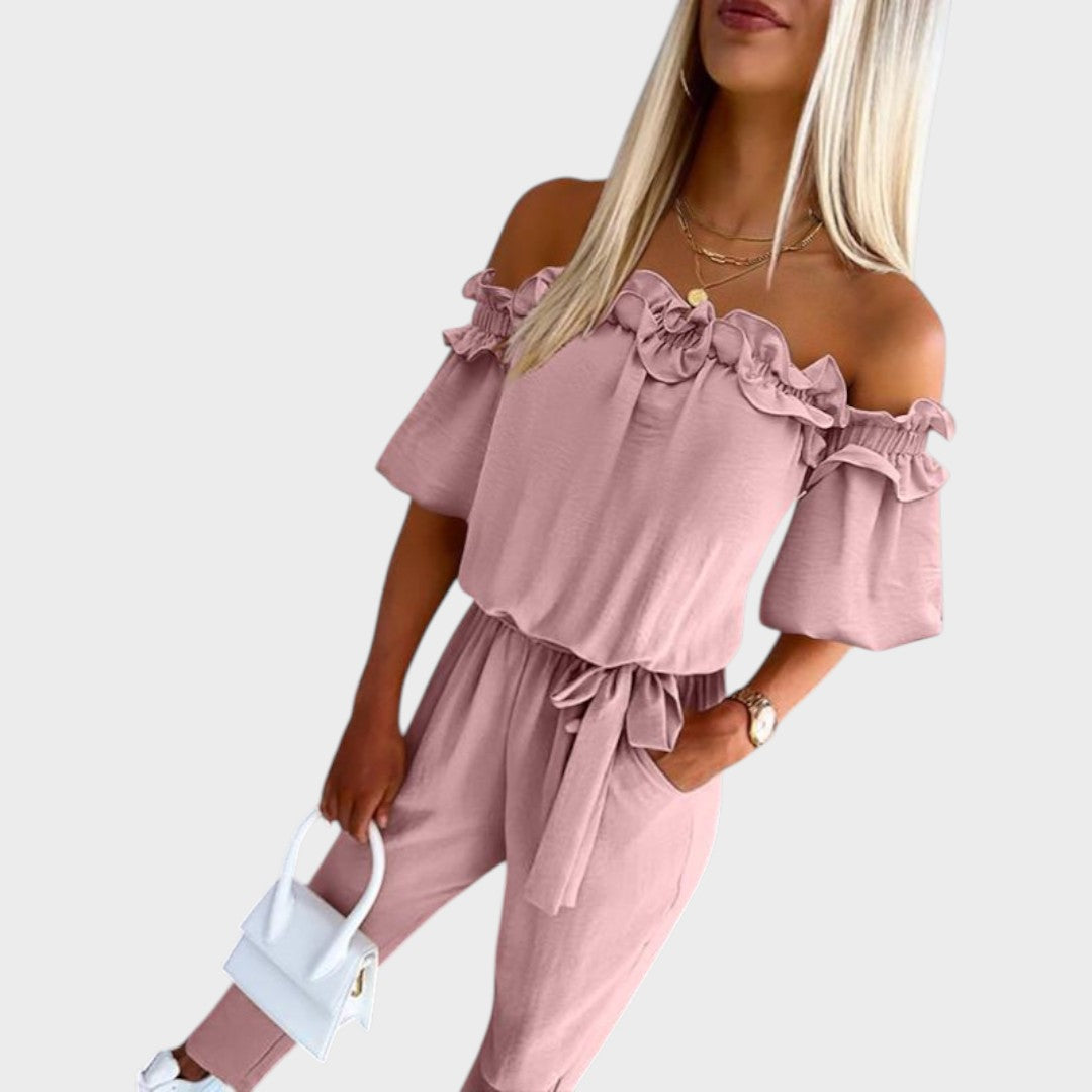 Joana | Off the Shoulder Jumpsuit
