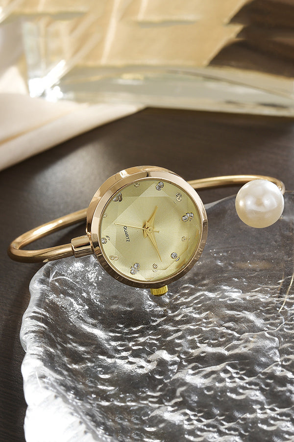 Reloj Pulsera de Nácar y Diamantes