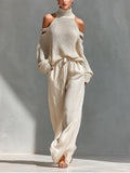 Camilla | Comfortable Knitted and Linen Elegant Set that Enhances the Figure