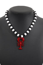 Pendientes y Collar de Langosta de Temporada