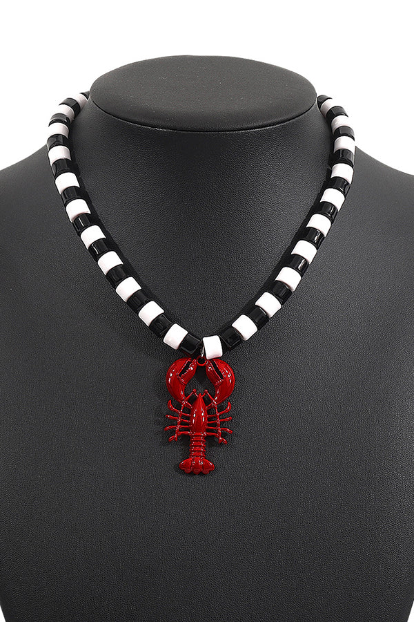 Pendientes y Collar de Langosta de Temporada