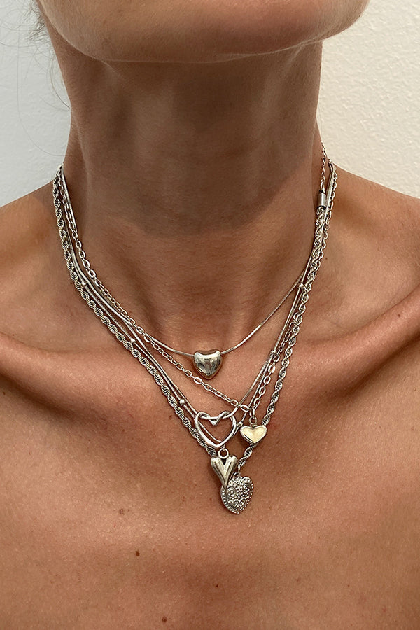 Collar de Aleación de Varias Capas Elegante