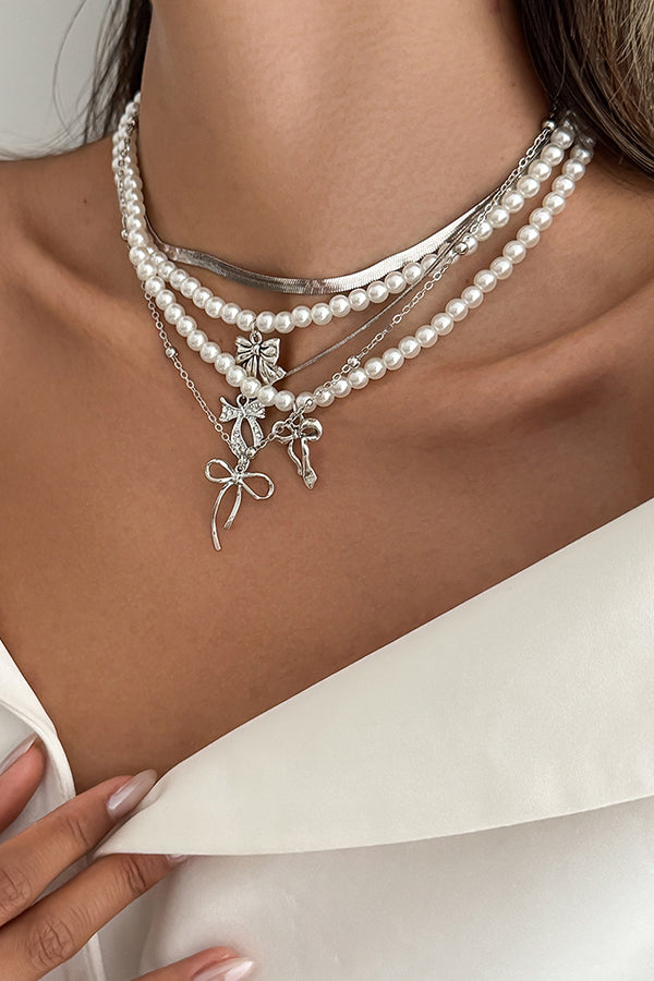 Collar de Aleación de Varias Capas Elegante
