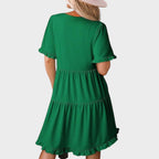 Barbara | Casual V-neck mini dress