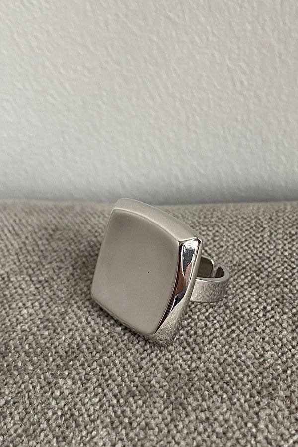 Anillo Pulido Estilo Francés Vintage