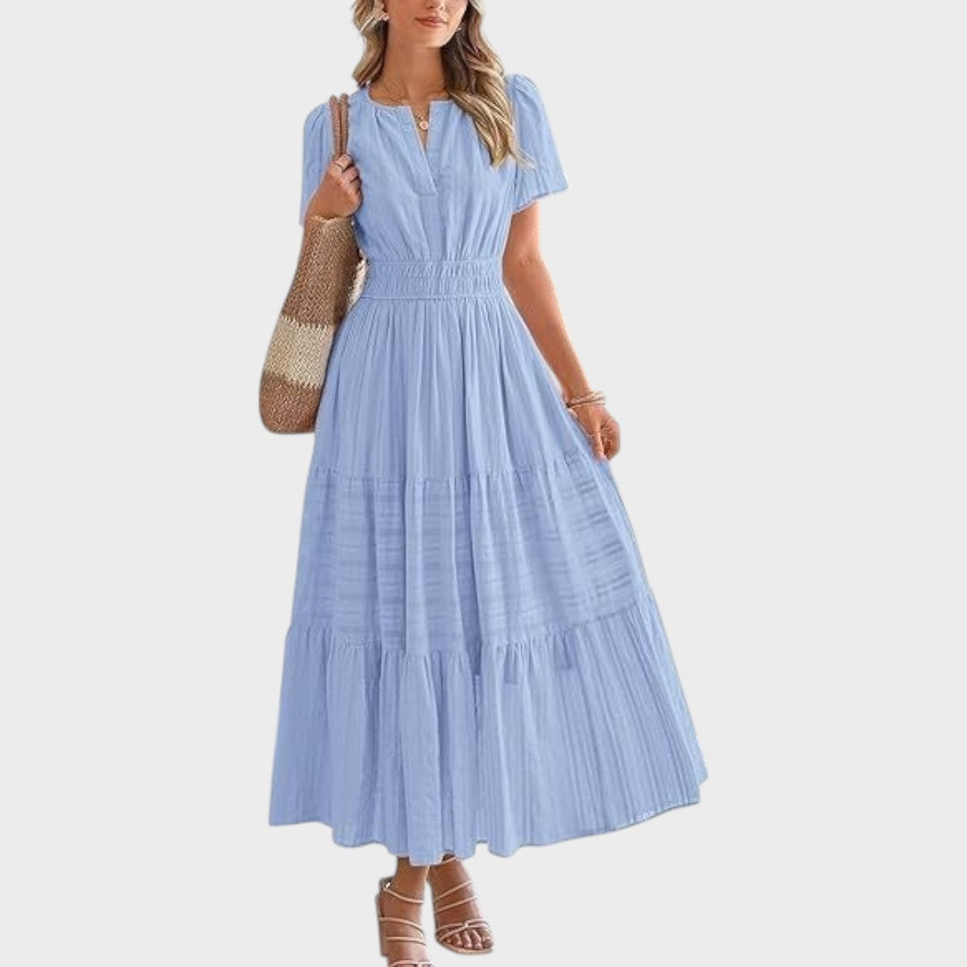 Zaza | Robe longue avec taille élastique
