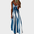 Anita | Vestido Largo a Rayas - OSMARA Fashion