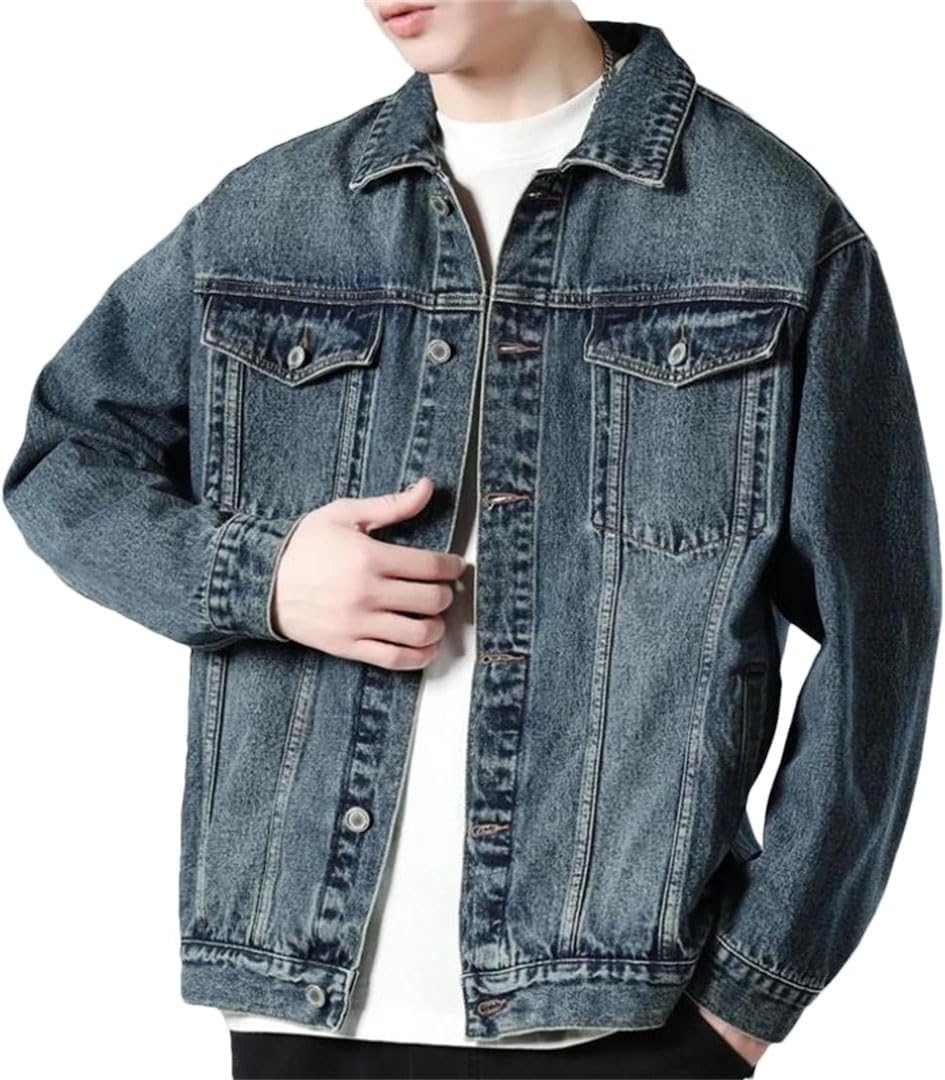 Chaqueta de mezclilla para hombre - Estilo moderno y cómodo