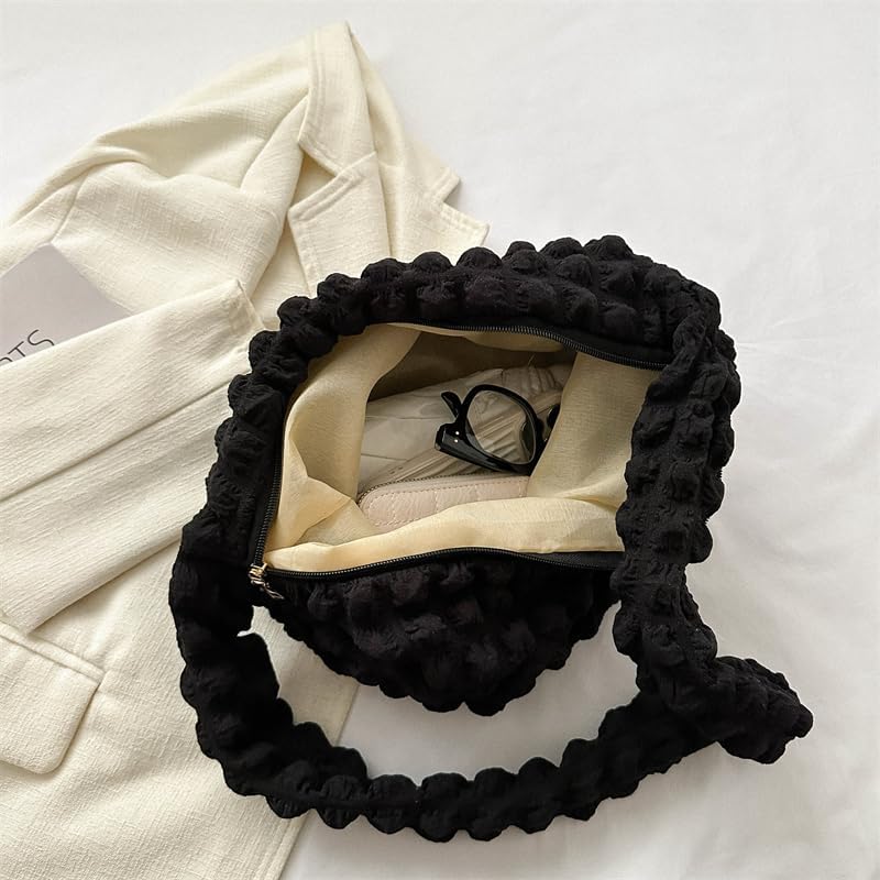 POUF - Bolso Bandolera de Cuadros