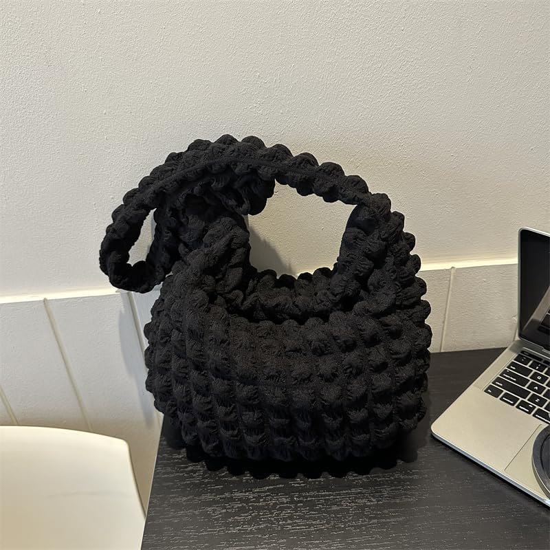 POUF - Bolso Bandolera de Cuadros