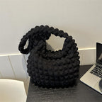 POUF - Bolso Bandolera de Cuadros