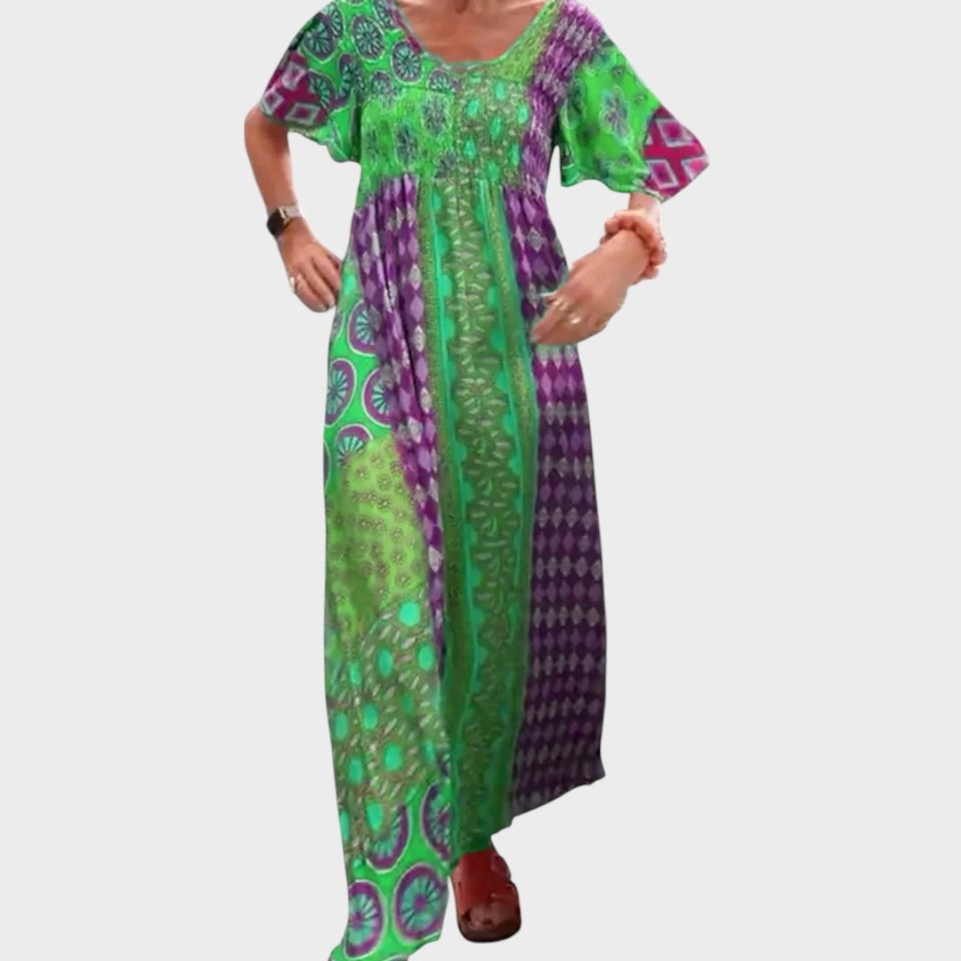Jennie | Elegant Printed Maxi Dress