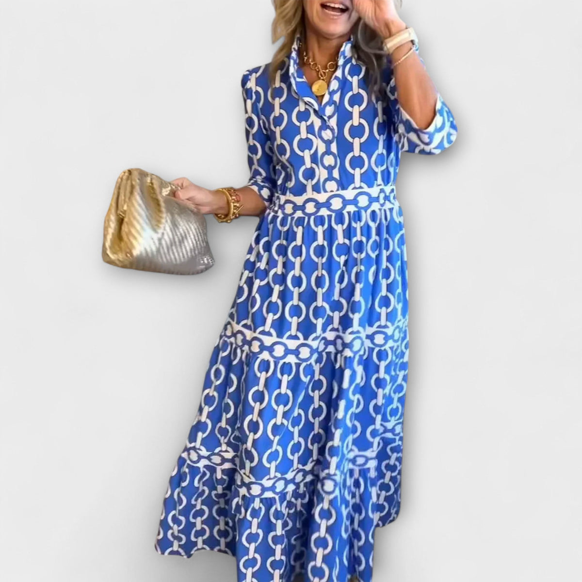 Jude | Vestido Midi Meia Manga