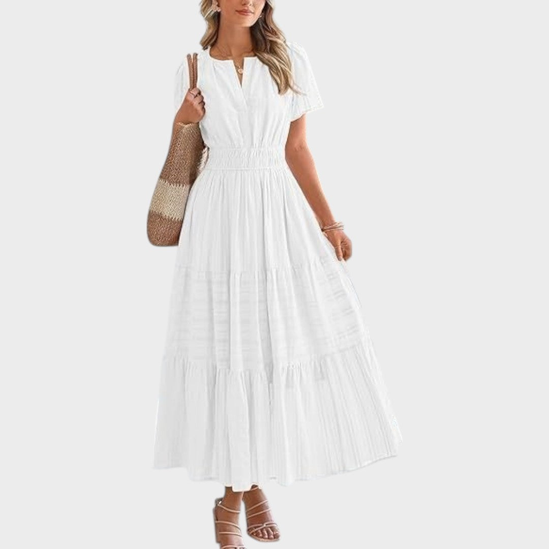 Zaza | Robe longue avec taille élastique