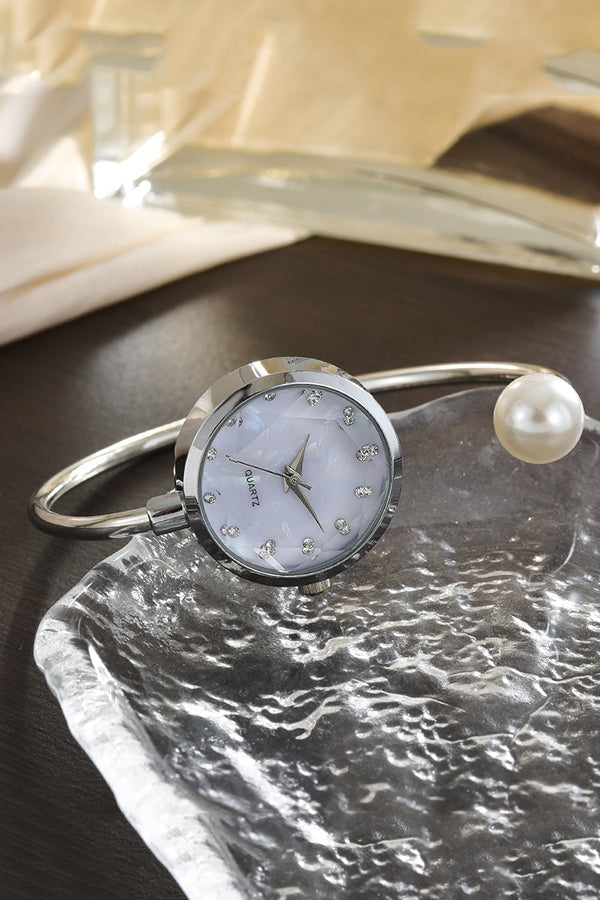 Reloj Pulsera de Nácar y Diamantes