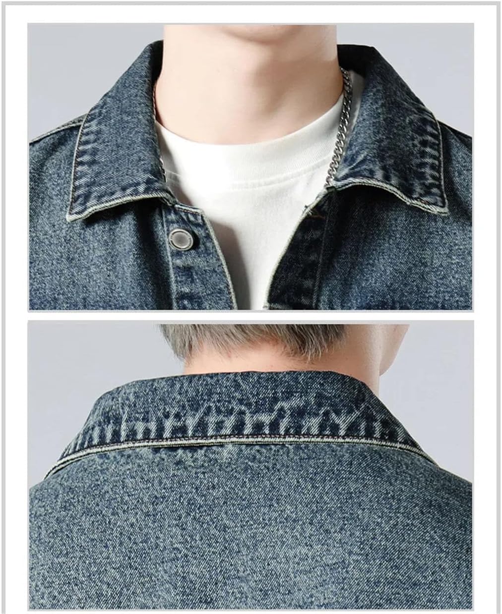 Chaqueta de mezclilla para hombre - Estilo moderno y cómodo