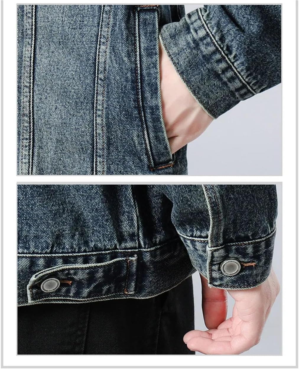 Chaqueta de mezclilla para hombre - Estilo moderno y cómodo
