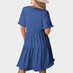 Barbara | Casual V-neck mini dress